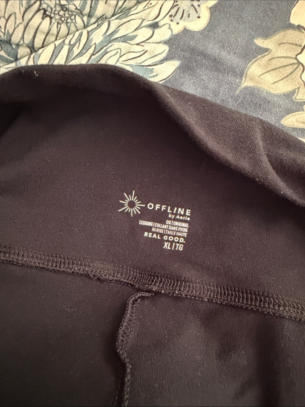 Offline by Aerie Black Leggings - XL - Picture 2 of 2